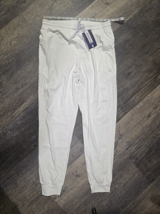G Gradual Other - G Gradual Mens Joggers Sweatpants White Size M NWT Activewear Zip Pockets